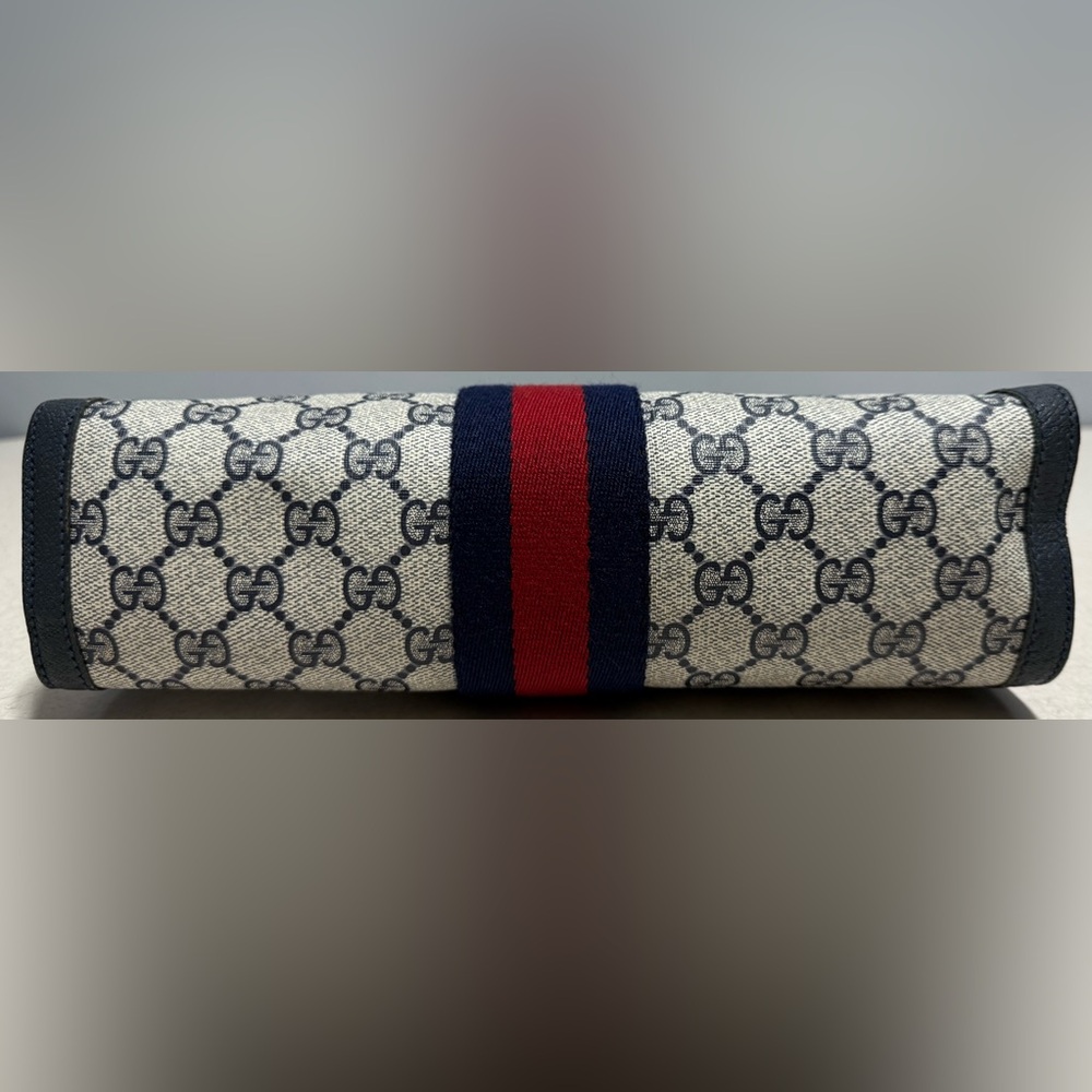 GUCCI Vintage GG Canvas Sherry Line Clutch - Picture 4 of 16